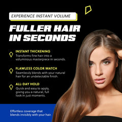 Prime Look Hair Building Fibers dispensing action helps quick, mess-free application.