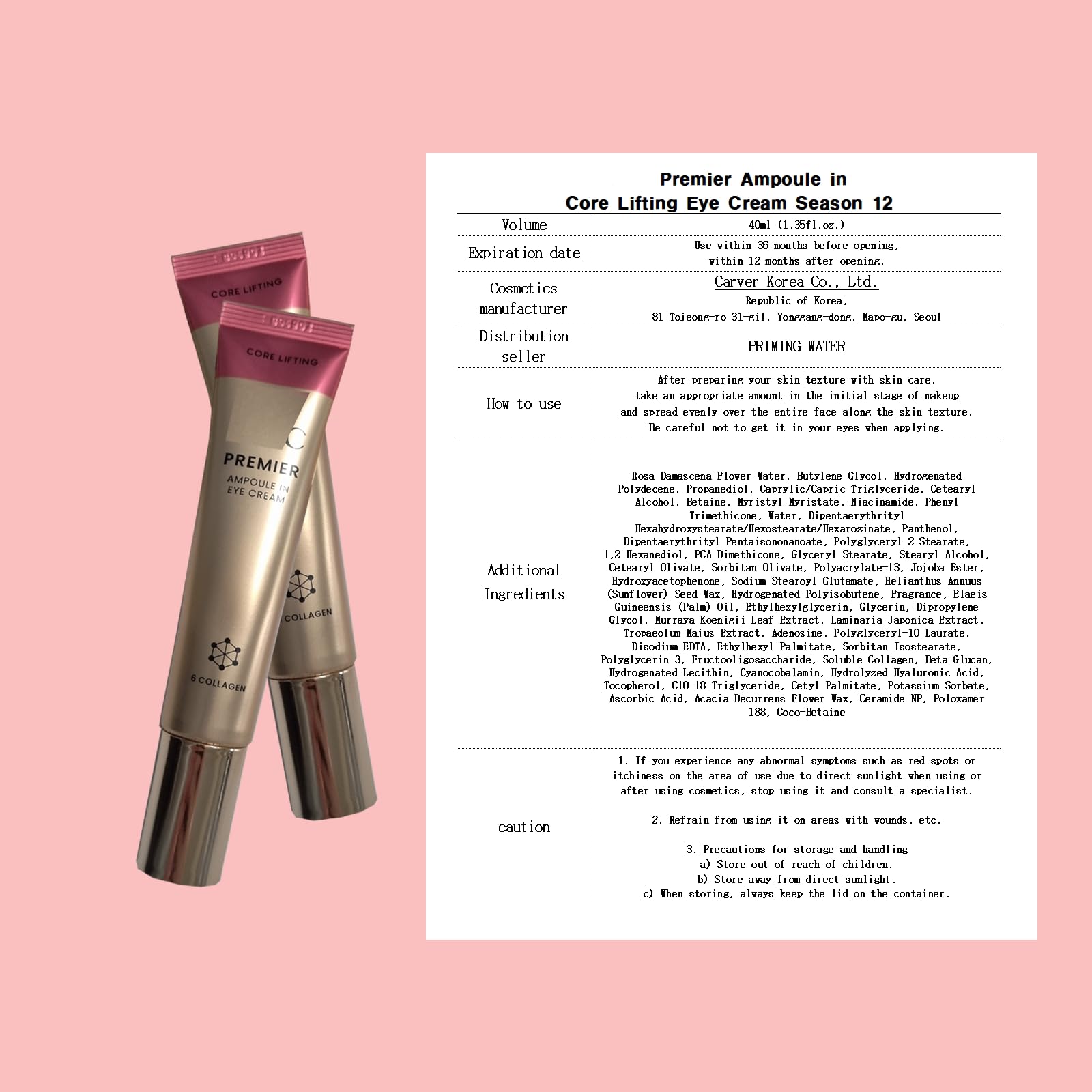 Priming Water compact packaging enabling skincare on the go.