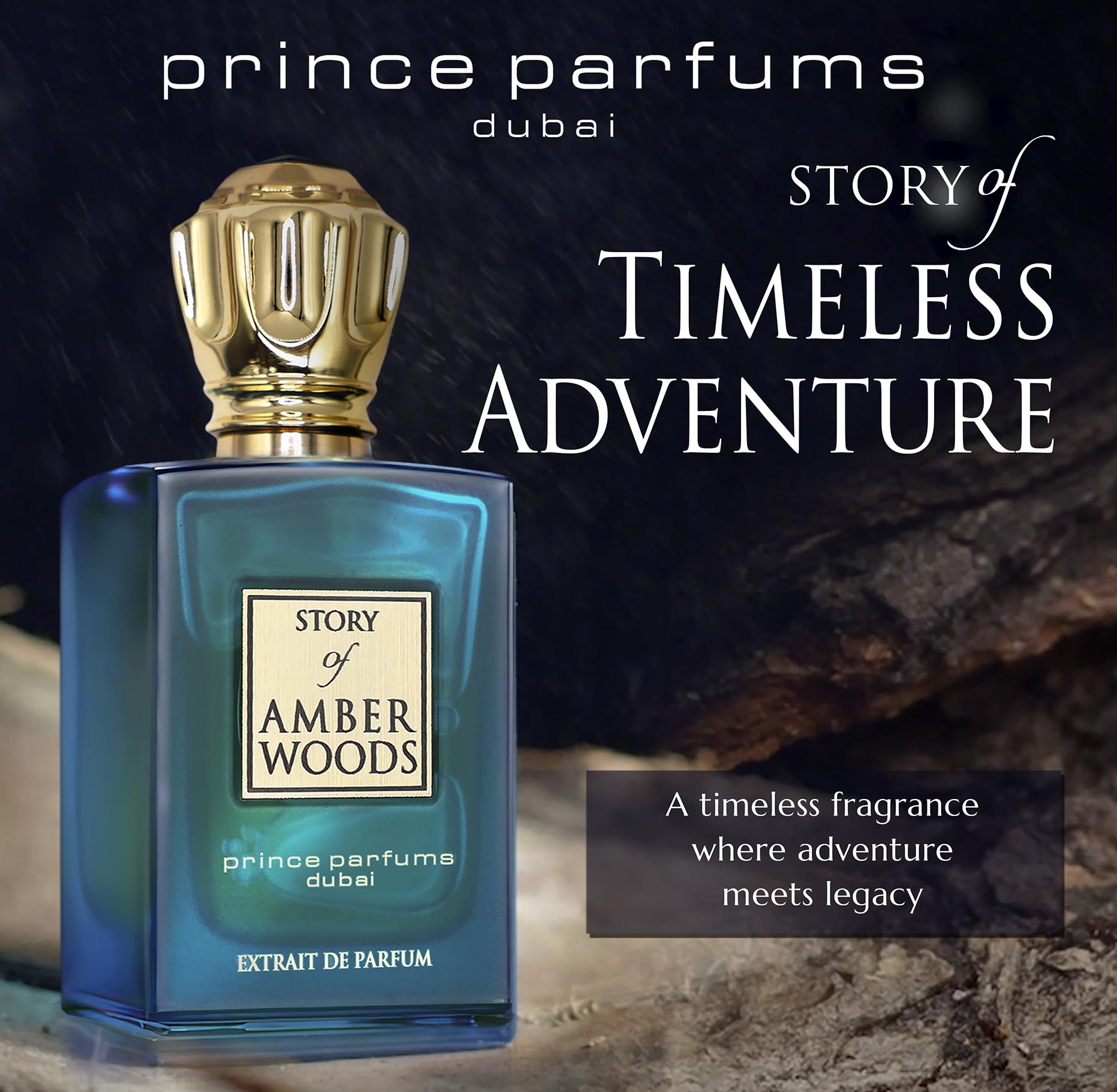 Prince Parfums Dubai Amber Woods cap highlights premium craftsmanship and bold daily confidence.