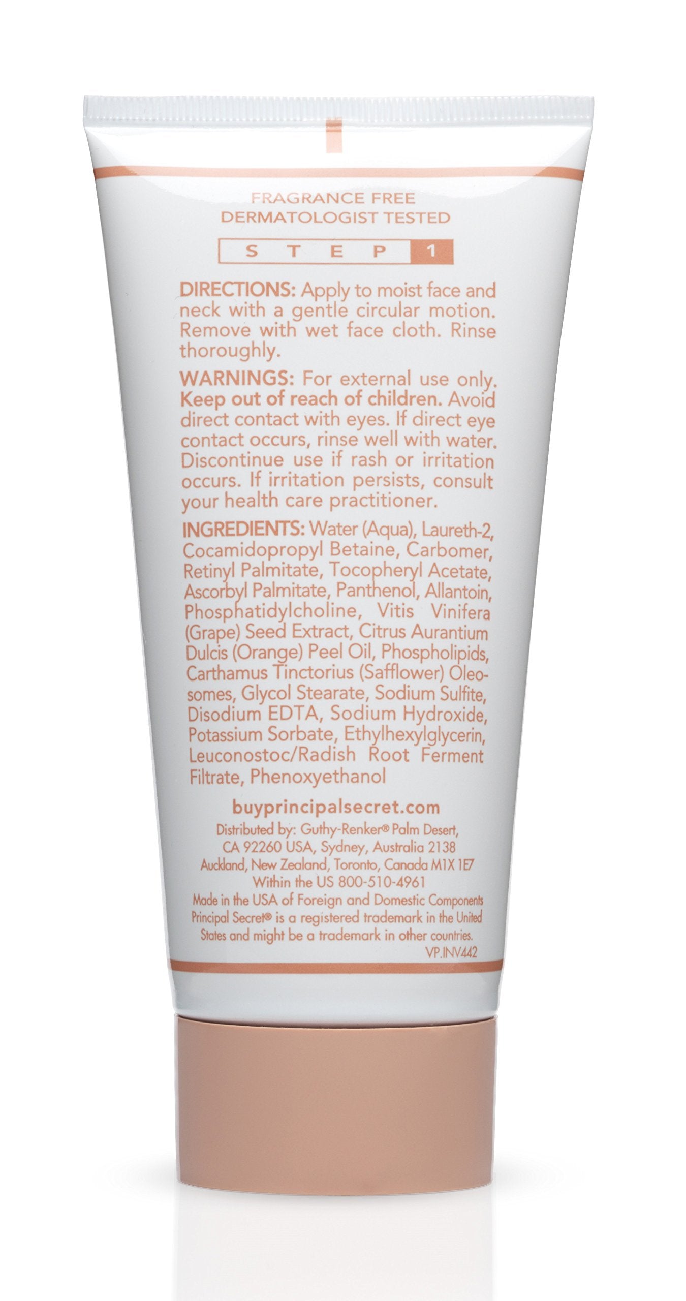 Principal Secret Advanced Gentle Deep 4-in-1 Cleanser eye makeup removal for delicate eye area.