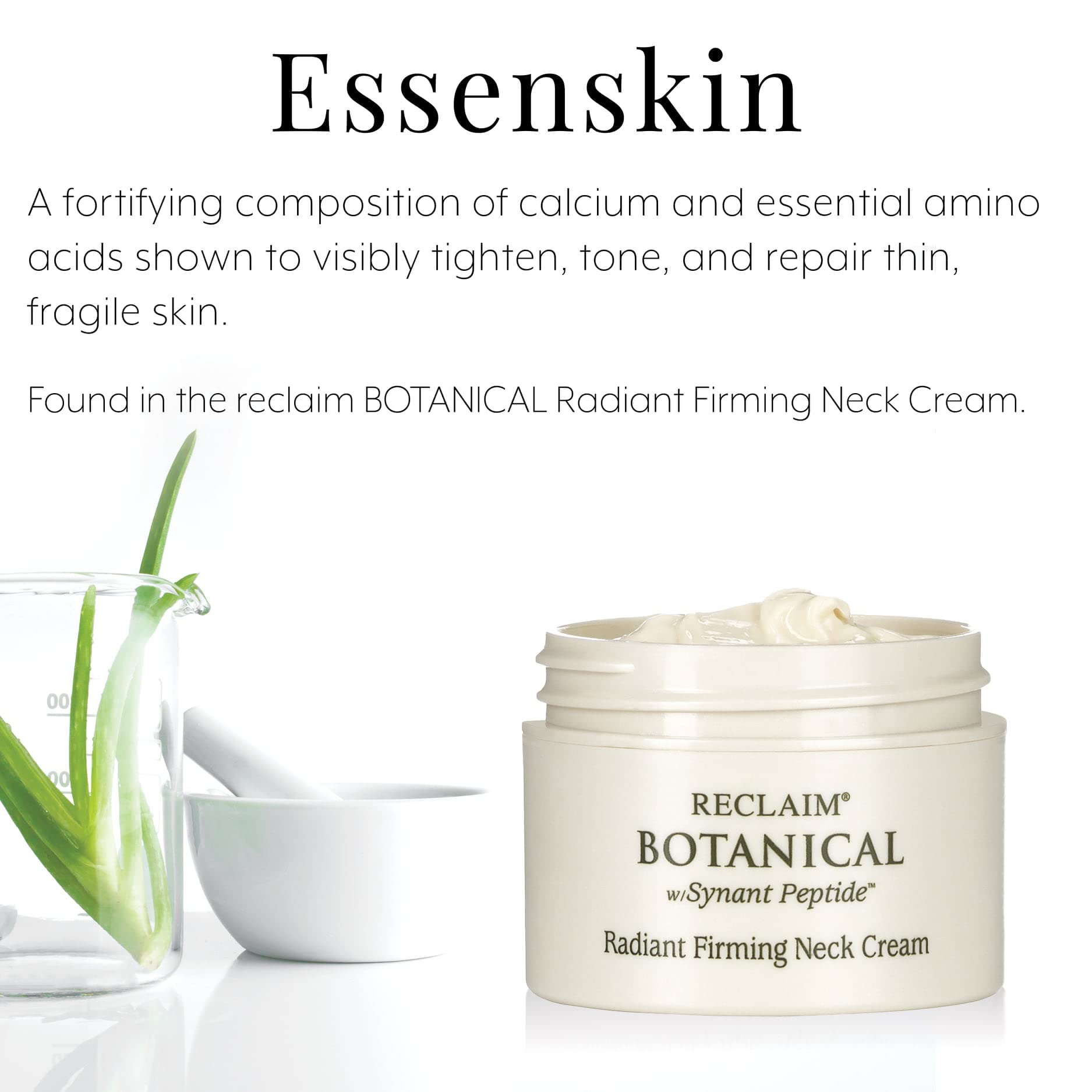 Boxed Principal Secret product beside spa-like setup for daily neck care