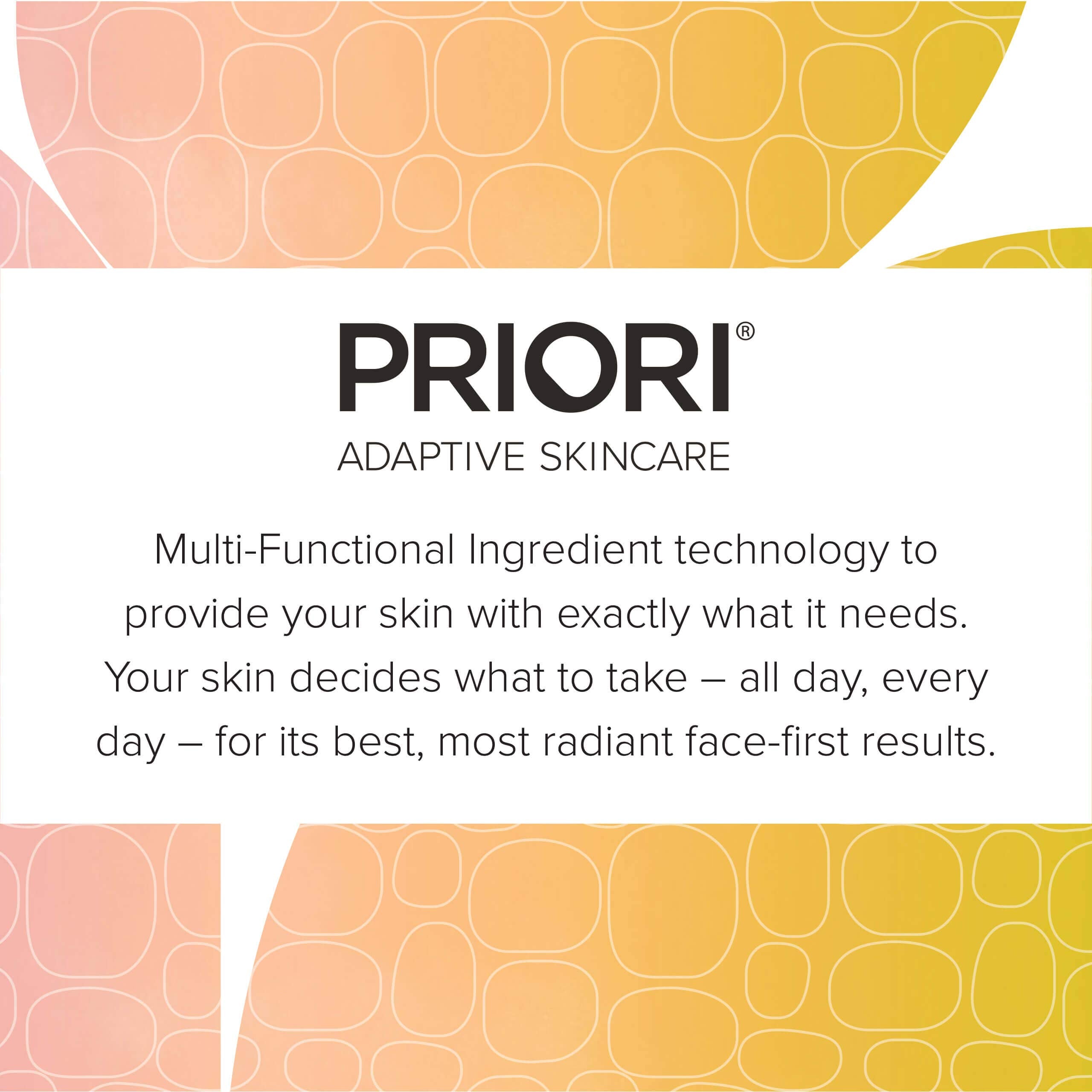 PRIORI Gel Perfector is fragrance-free, suitable for sensitive skin routines.