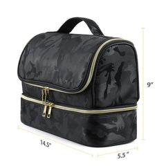 Pripher heavy-duty zipper extends bag life for travel.