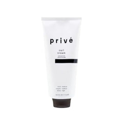 Prive curl cream bottle showing silicone-free formula for defined curls