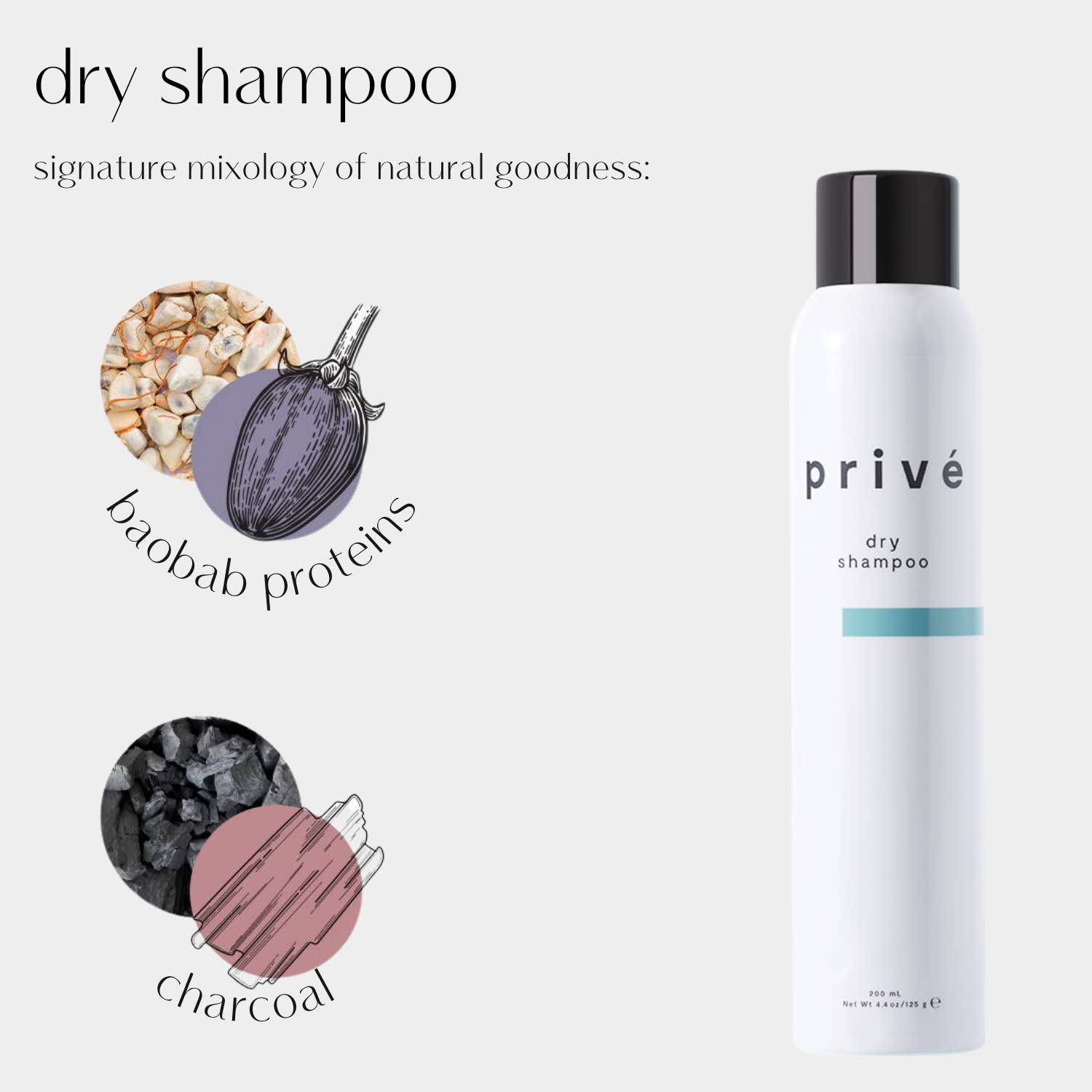 Bottle with no white residue indicating residue-free finish on darker hair.