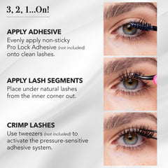 Pro Lash ProWear dramatic lash look ideal for events and photos
