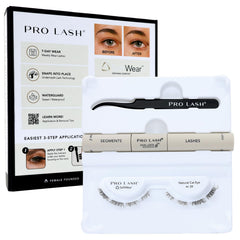 Pro Lash SoftWear Clean Girl Cat Eye No. 39 close-up for natural elongation