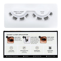Pro Lash SoftWear cluster lashes bundle shows bold volume and easy application.