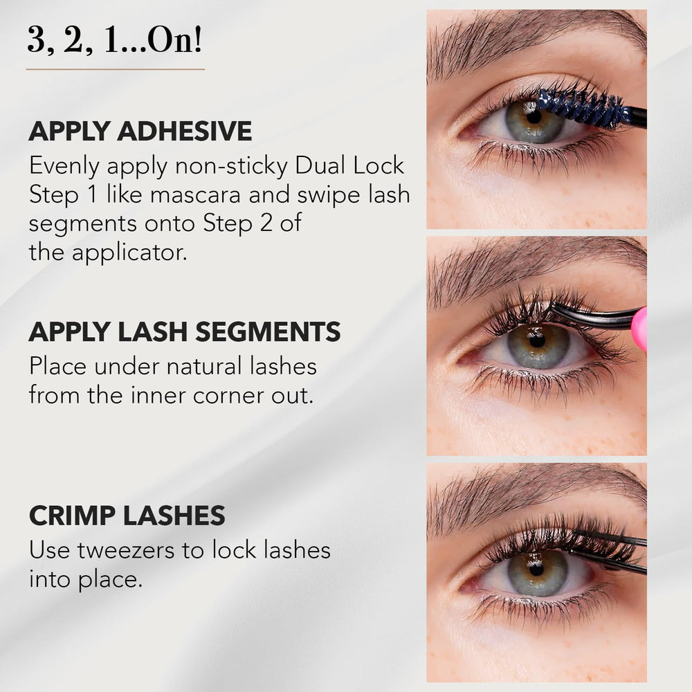 Pro Lash SoftWear kit ready-to-use steps guide for quick, mess-free application