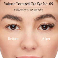 Included tweezers help position each translucent lash cluster for professional results