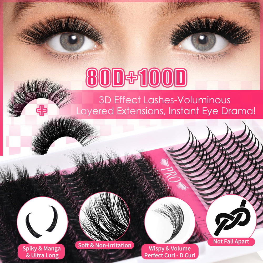 PRO LASHBEAUTY bond and seal bottle for long-lasting lash hold.