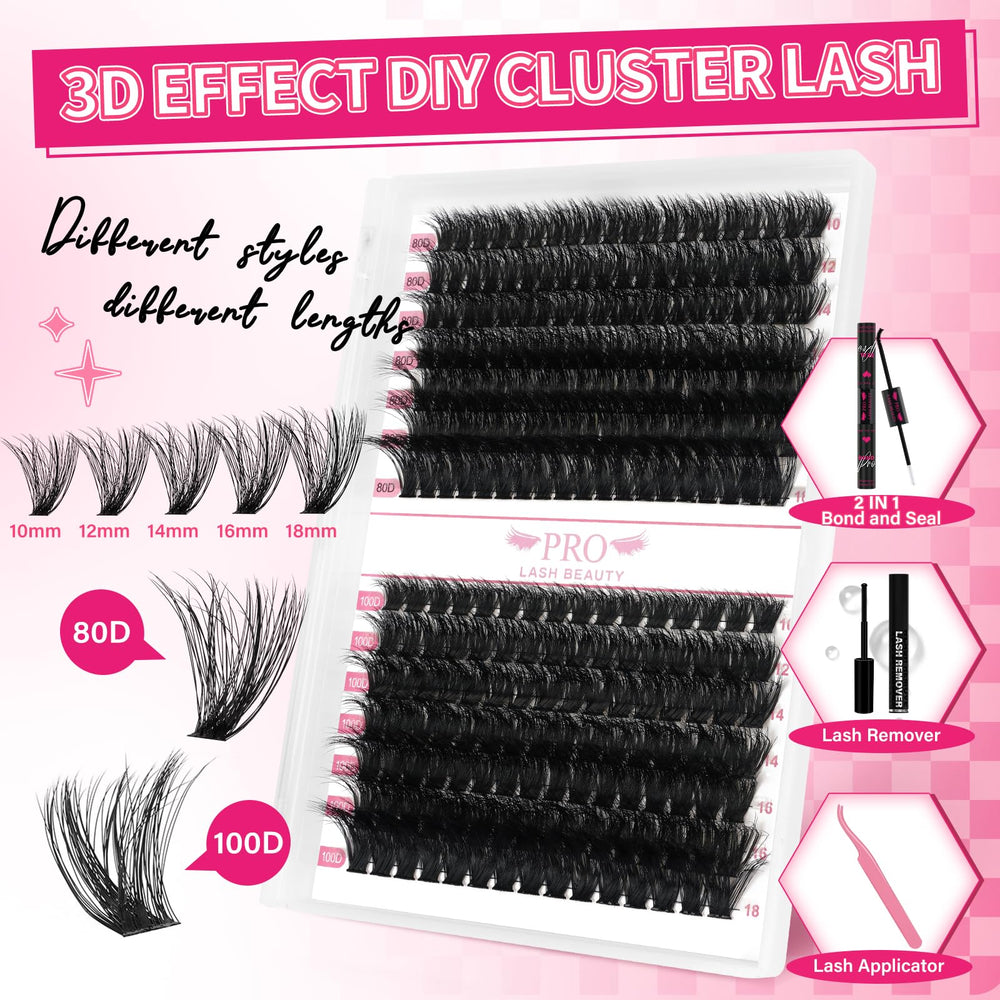 PRO LASHBEAUTY bond and seal bottle secured lash set hold.