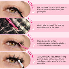 PRO LASHBEAUTY DIY lash application kit for at-home styling