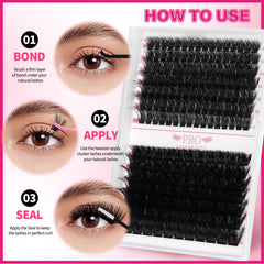 PRO LASHBEAUTY Easy at-home application for daily or party wear.
