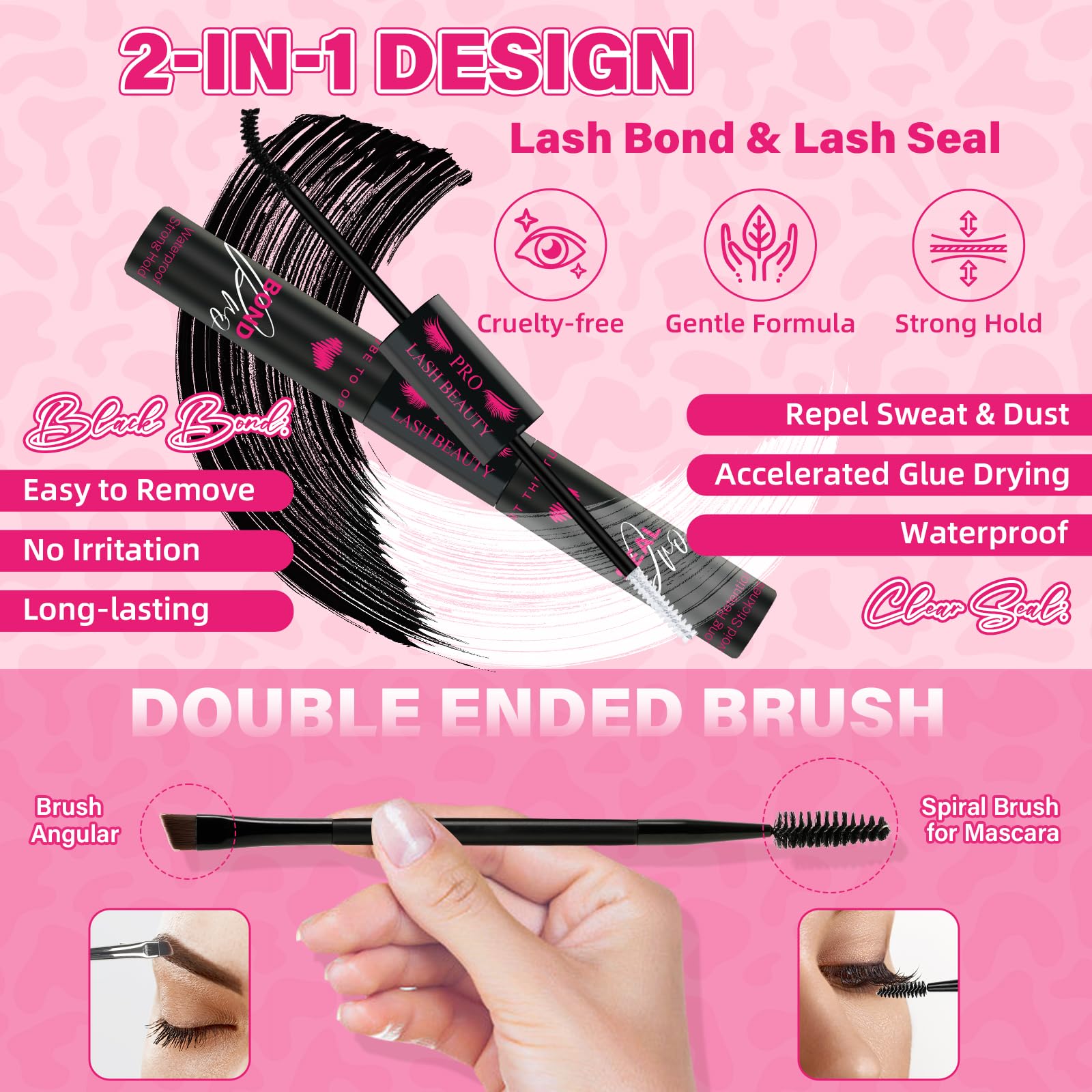 PRO LASHBEAUTY Lash remover included for safe removal