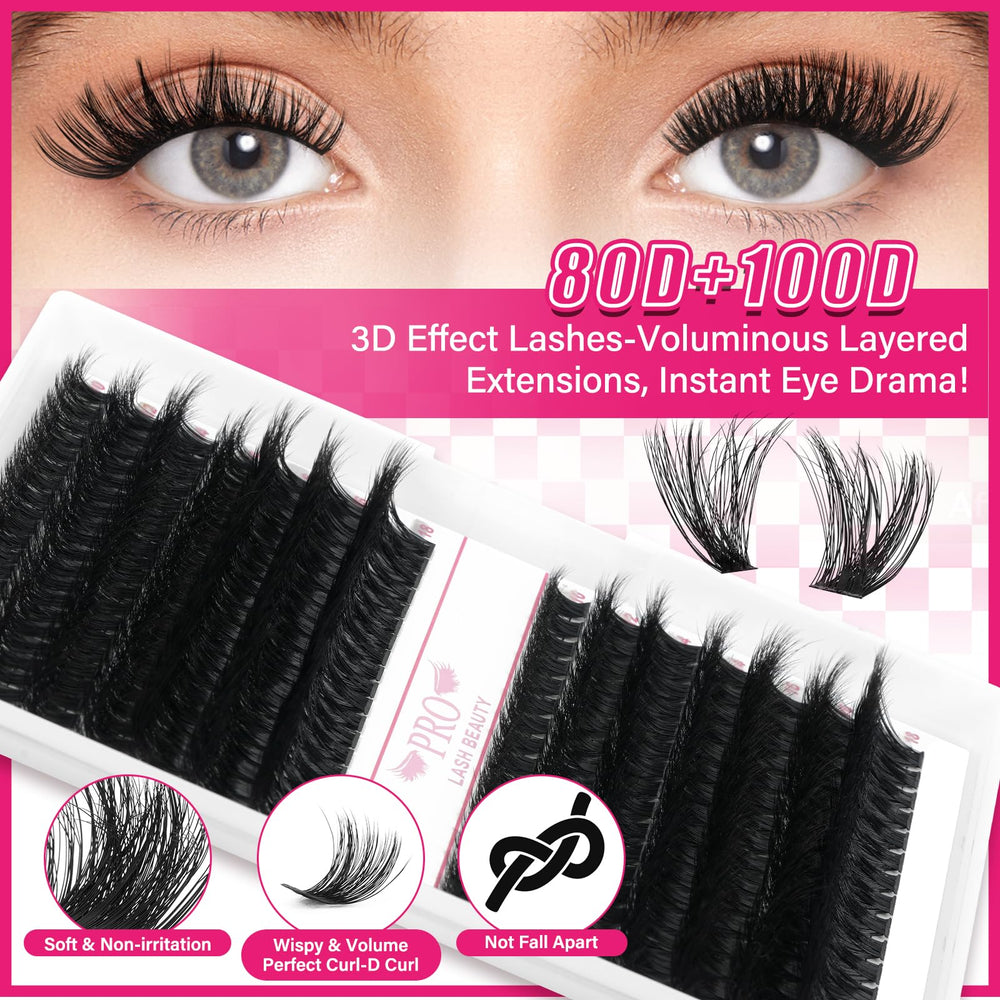 PRO LASHBEAUTY lash remover for gentle cleanup before re-application.
