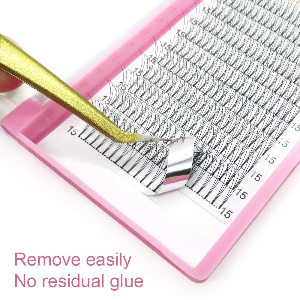 PRO LASHBEAUTY premade fans 4D-0.10-12mm natural feel