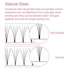 PRO LASHBEAUTY premade fans 5D-0.10-15mm versatile length