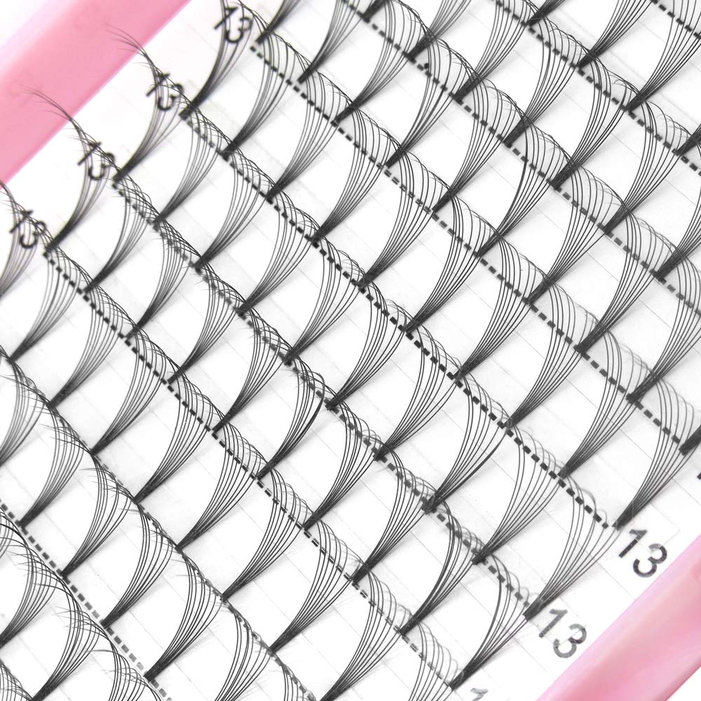 PRO LASHBEAUTY premade fans dense fan detail creates fuller lash drama.