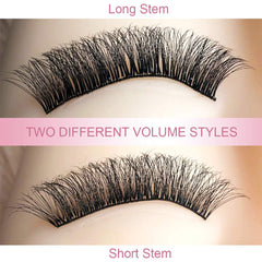 PRO LASHBEAUTY Premade Fans heat-resistant PTB coating in action