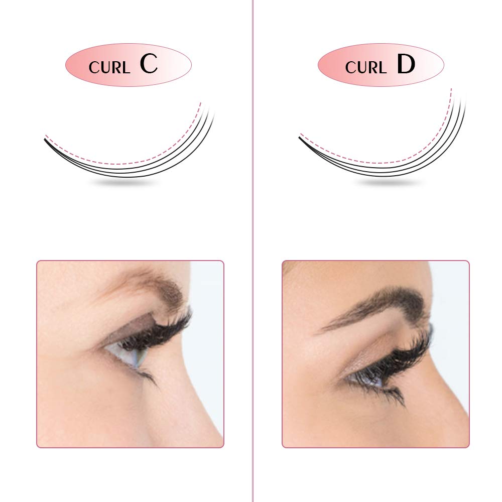 Mixed-length tray enables versatile lash customization.