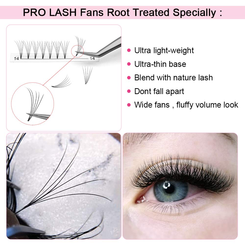 PRO LASHBEAUTY short-stem lashes for natural-looking volume and smooth application