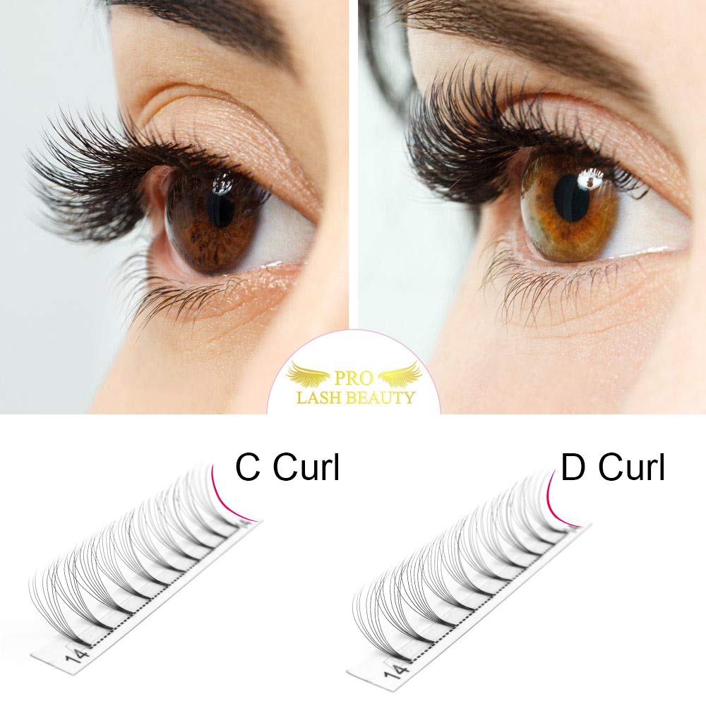 PRO LASHBEAUTY Premade Fans stable curl that holds shape through day-to-day wear.