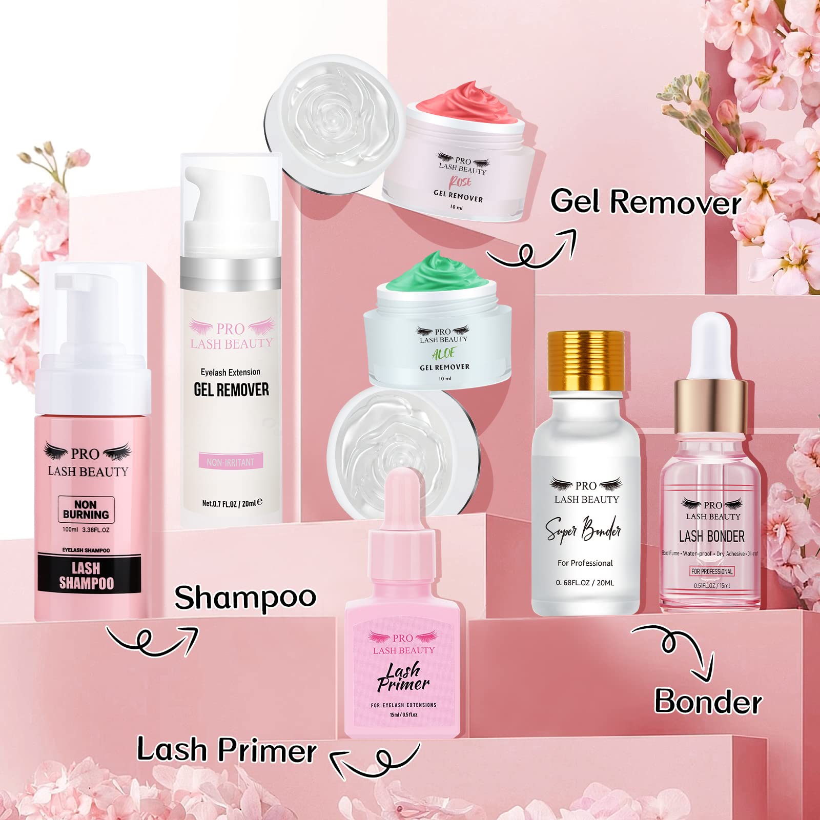 PRO LASHBEAUTY safety-focused eye-area precautions when applying primer.