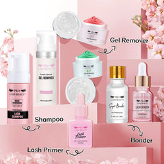 PRO LASHBEAUTY safety-focused eye-area precautions when applying primer.