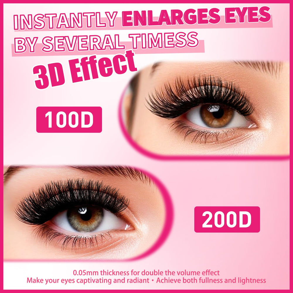 PRO LASHBEAUTY Segmented lashes offer customizable outer or full-eye looks.