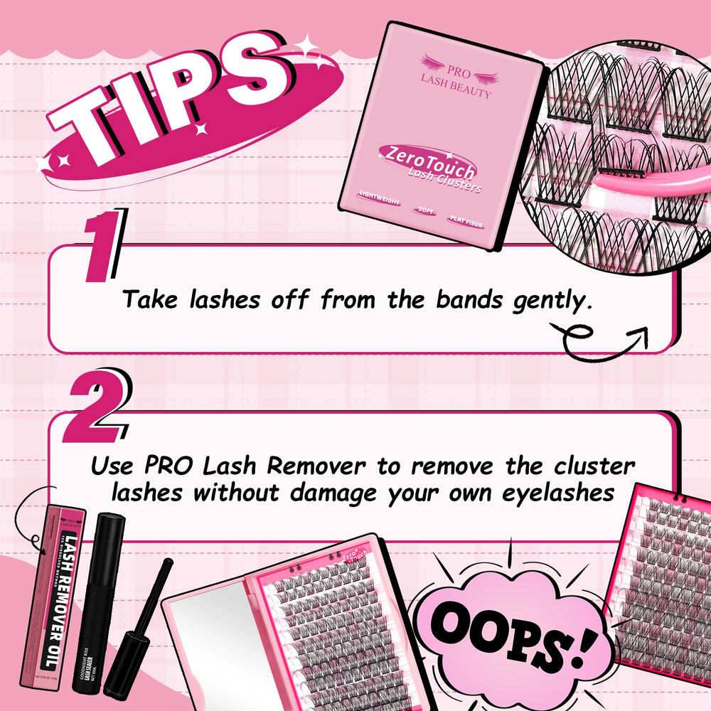 PRO LASHBEAUTY Soft band provides comfortable, lightweight wear