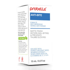 Probelle Anti-Bite before and after nails illustrating habit deterrence.