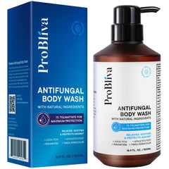 ProBliva Antifungal Body Wash bottle pump for daily use and cooling relief.