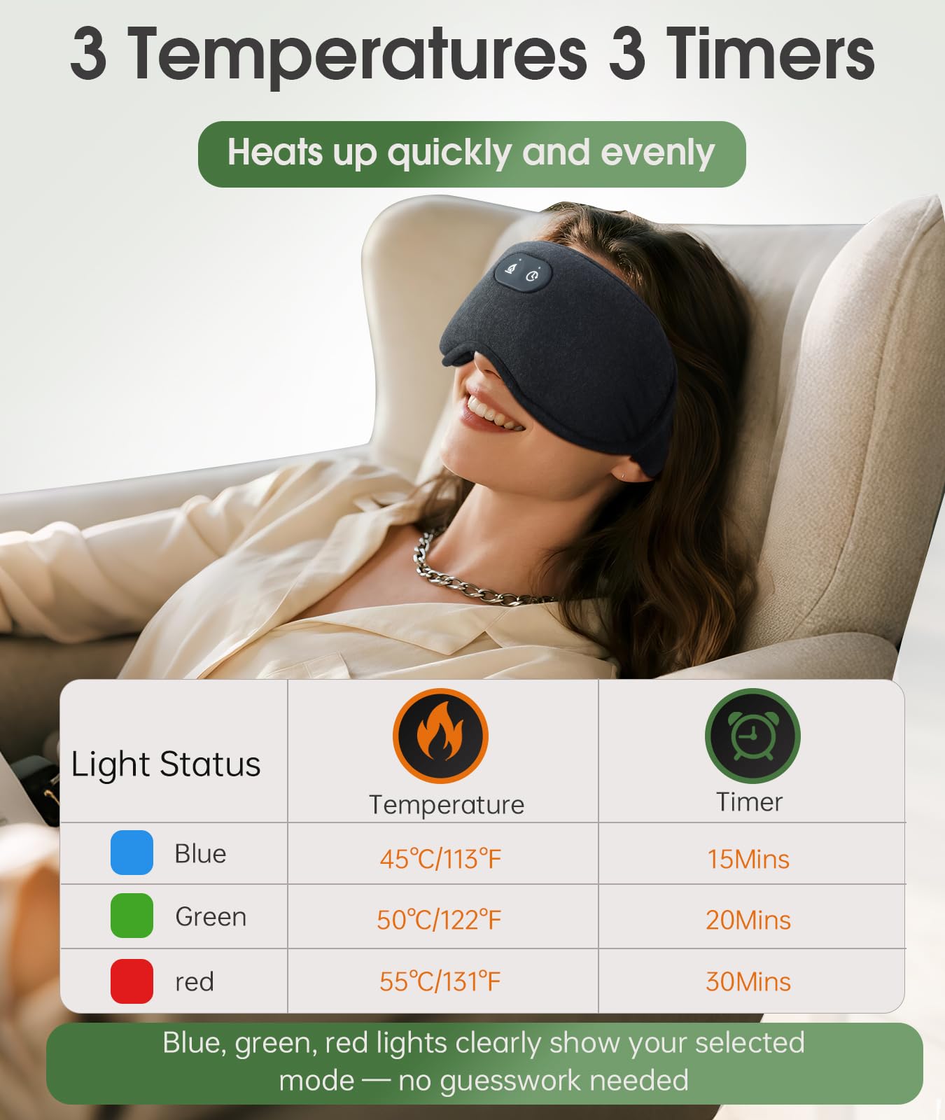 ProCIV eye mask includes cold gel pack for quick morning puffiness reduction