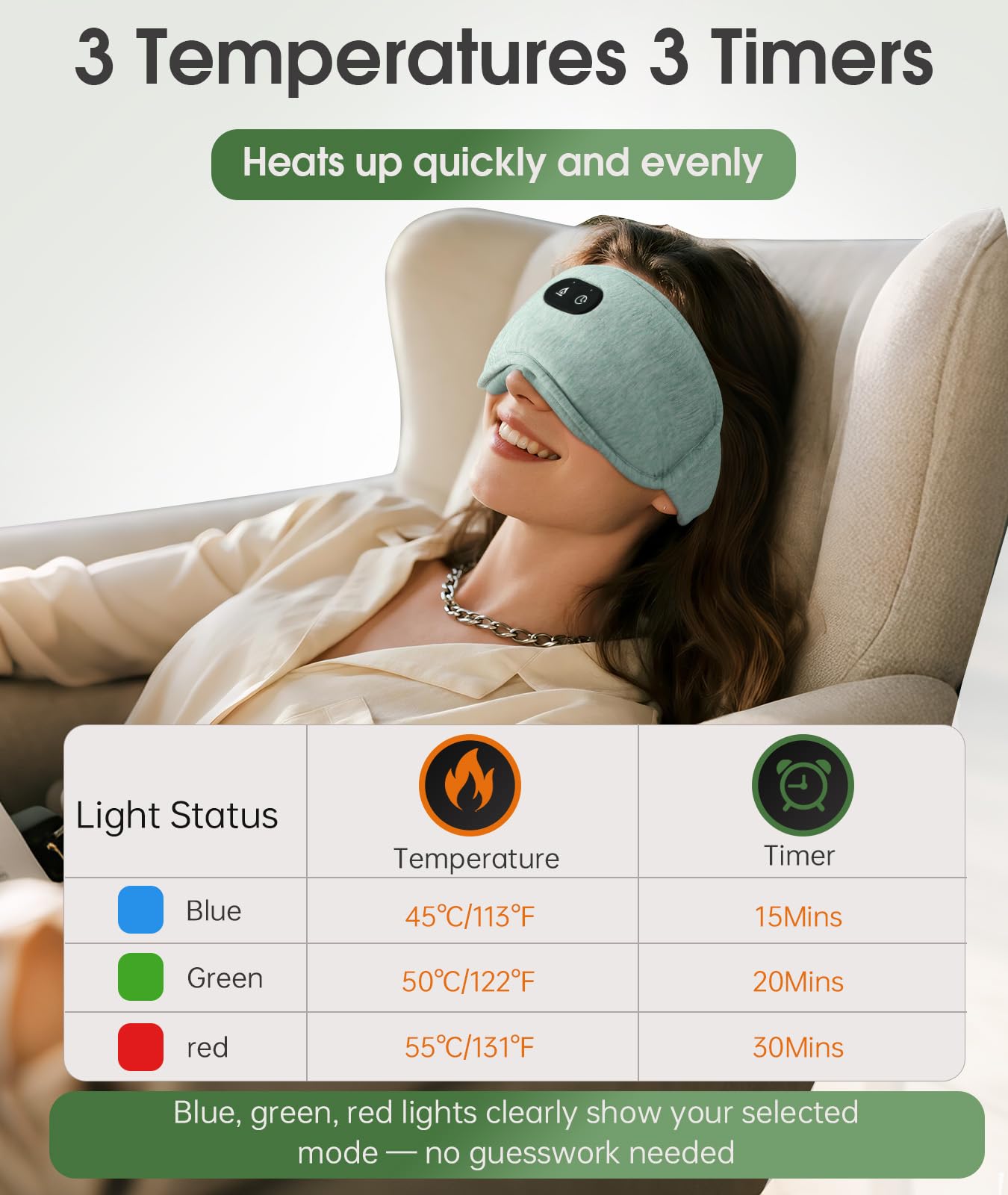 ProCIV graphene pad with color-coded heat levels for customizable warmth.