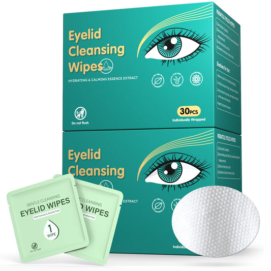ProCIV eyelid wipes packaging shows 60-count for convenient travel and daily care