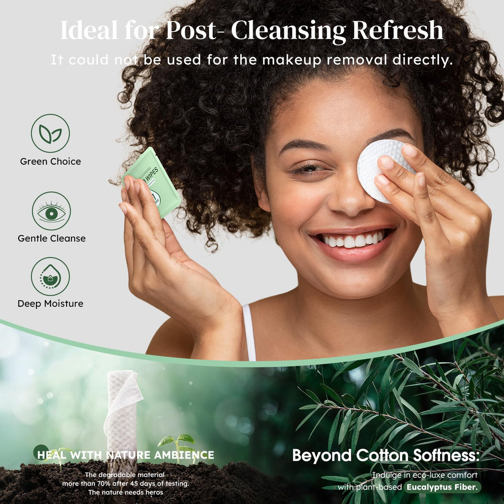 ProCIV eyelid wipes smooth side soothes delicate eyelids during cleansing