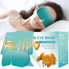 ProCIV lutein steam eye masks packaging shown for easy travel relaxation.