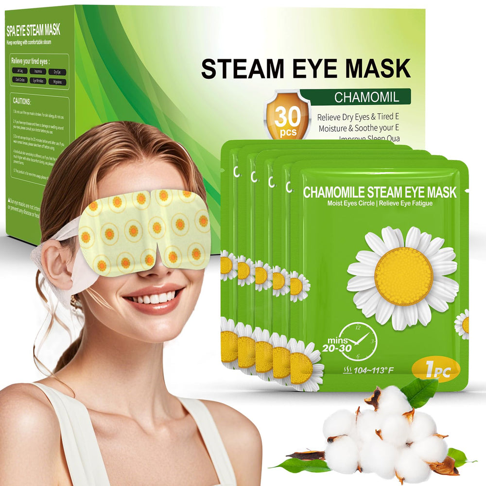 ProCIV sandalwood-fragranced eye mask creates spa-like calm during use.