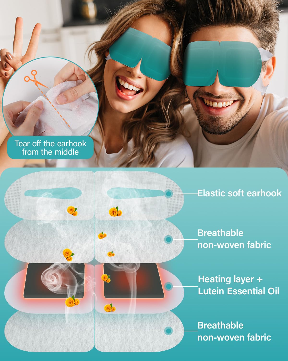 Travel-friendly single-use ProCIV eye masks for on-the-go rests.