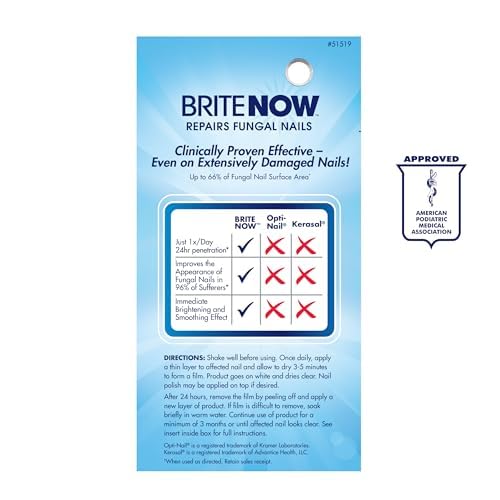 ProClearz Brite Now Nail Treatment peels away debris to refresh nails.