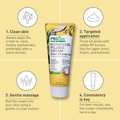 Creamy consistency swirl implies balanced exfoliation and hydration