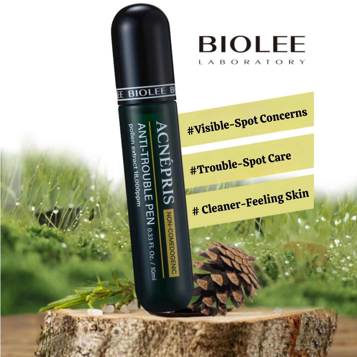 Stainless-steel roller delivers targeted application for BIOLEE ACNEPRIS