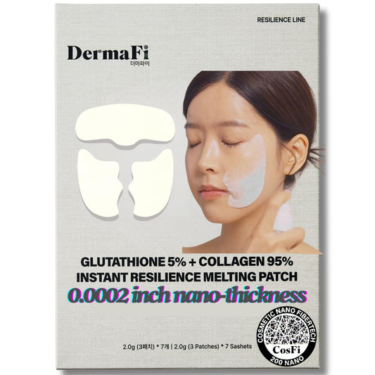 Produco DermaFi glutathione–collagen patch pack for concentrated skin nourishment.