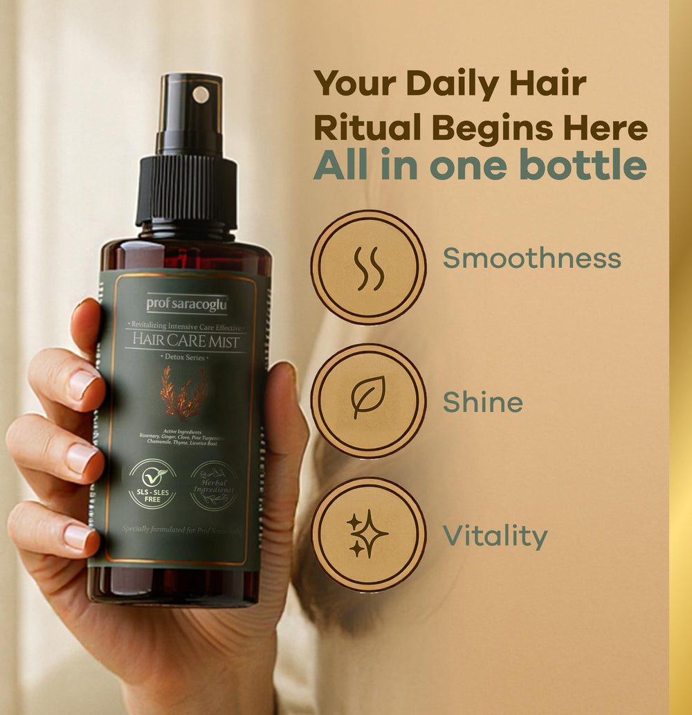Mist spray nozzle ready for quick daily scalp refreshment.