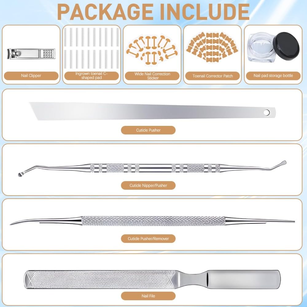 Professional Pedicure Tools lifter tools reach problem spots gently.
