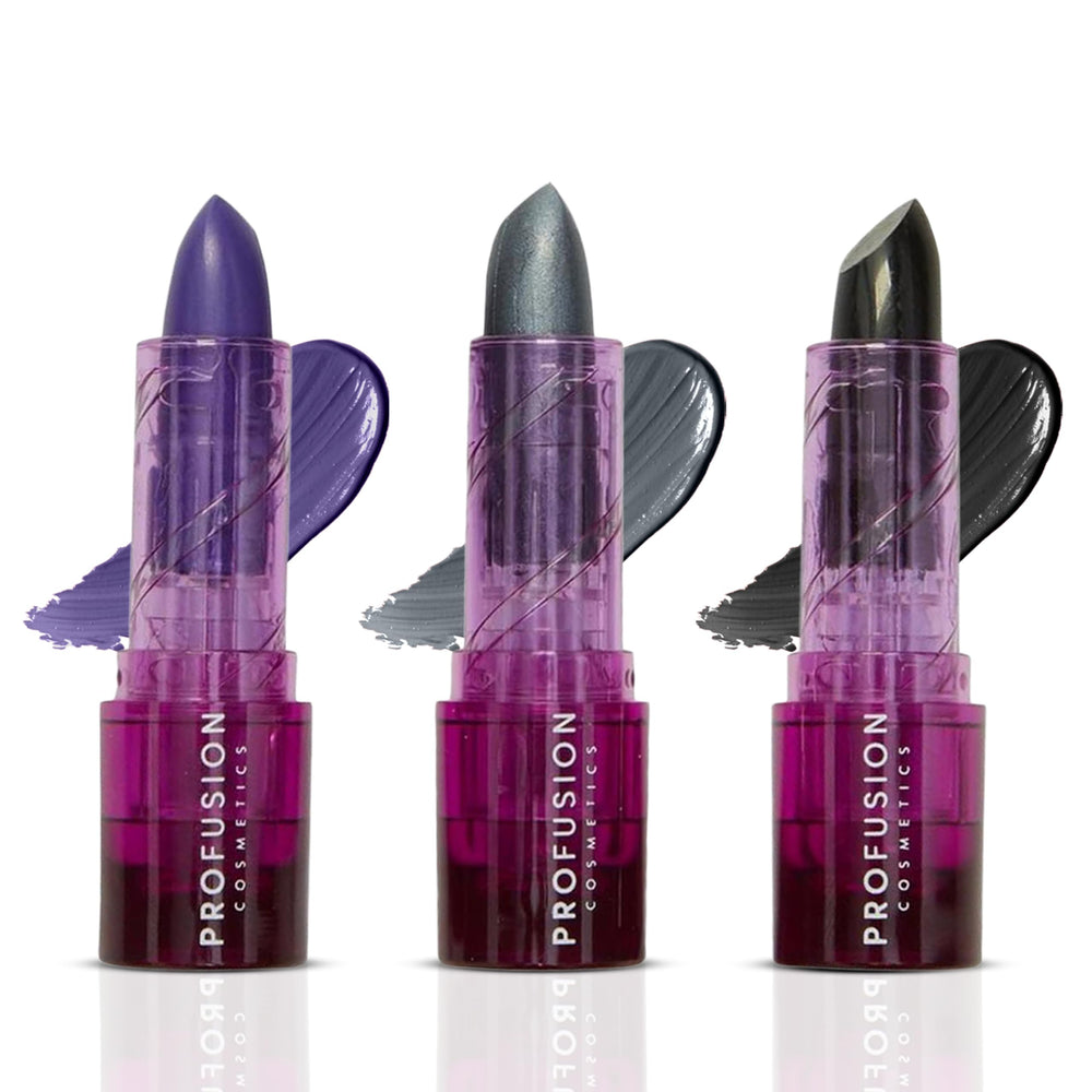Profusion Cosmetics Sea Witch Lip Envy packaging showcases vibrant satin shades for easy gifting.