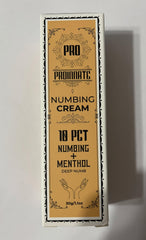 Odor-free, non-greasy texture of Proinnate numbing cream.