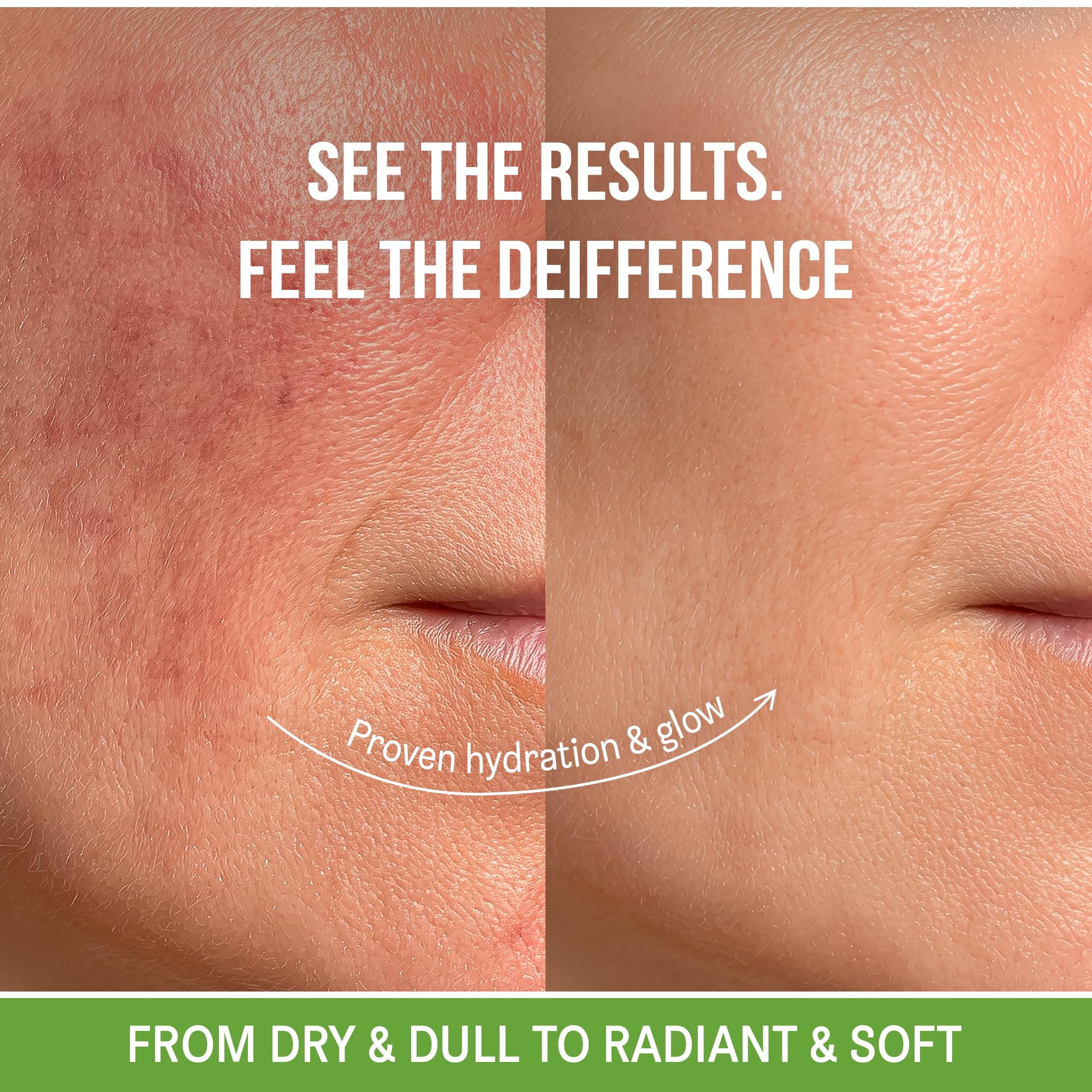 PROJECT 701 liposomal hyaluronic acid application closeup showing deep hydration.