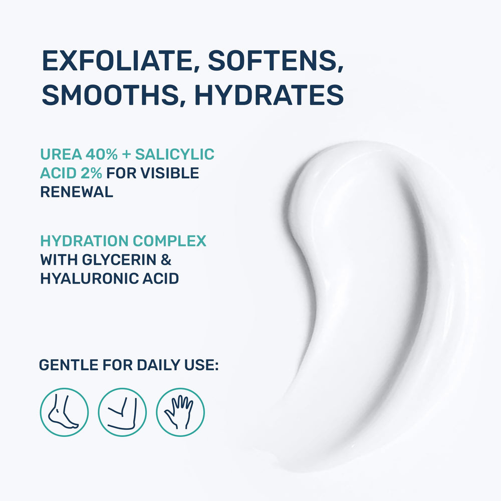 PROJECT 701 Urea Cream texture swatch highlights fast absorption into skin